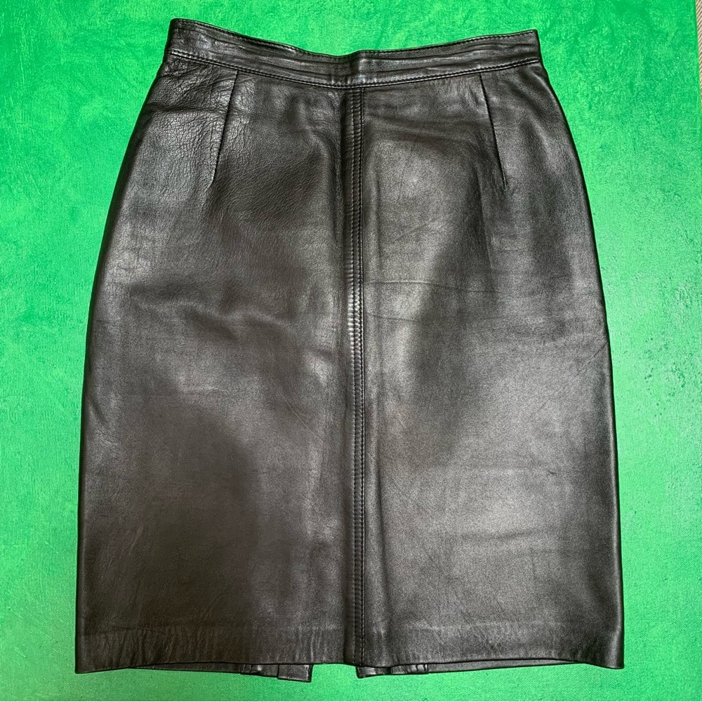 Sexy 90’s Leather Pencil Skirt